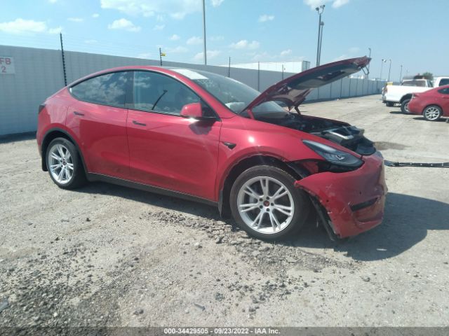 tesla model y 2021 5yjygdeexmf293519