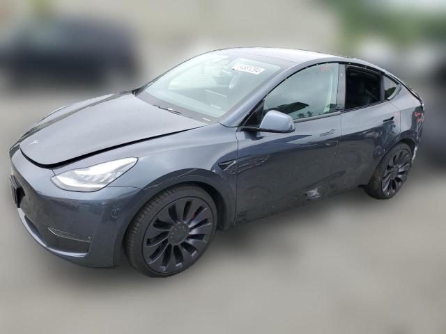 tesla model y 2021 5yjygdef1mf072402