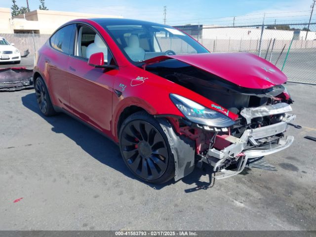 tesla model y 2021 5yjygdef4mf092062