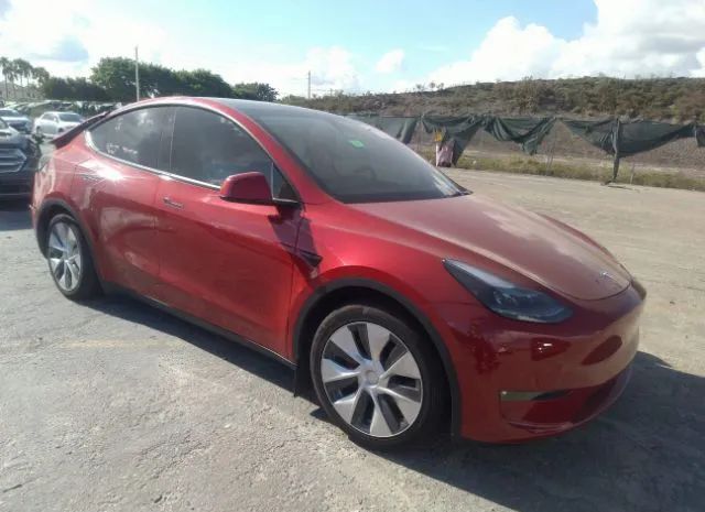 tesla model y 2021 5yjygdef4mf194722