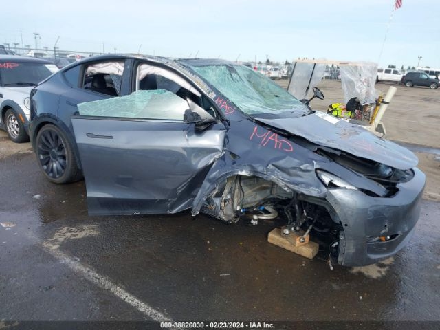 tesla model y 2021 5yjygdef4mf277745