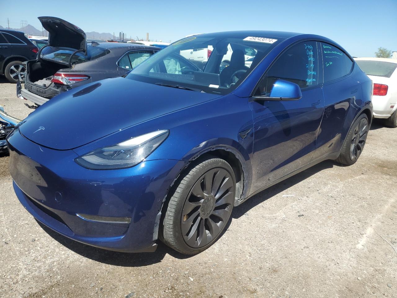 tesla model y 2021 5yjygdef9mf303160