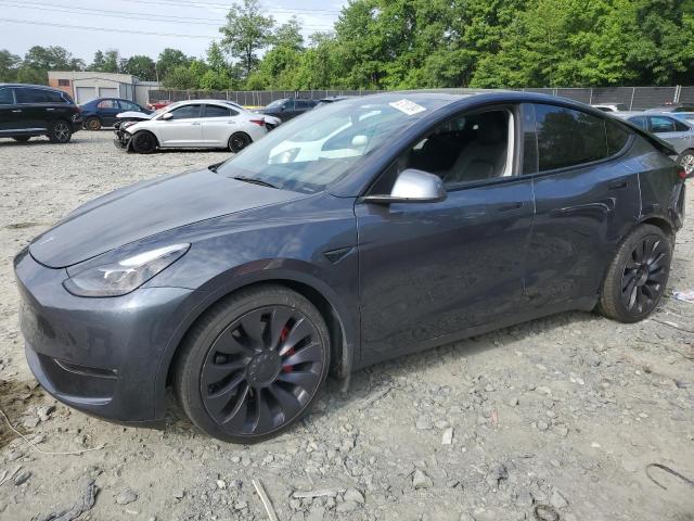 tesla model y 2021 5yjygdefxmf197317