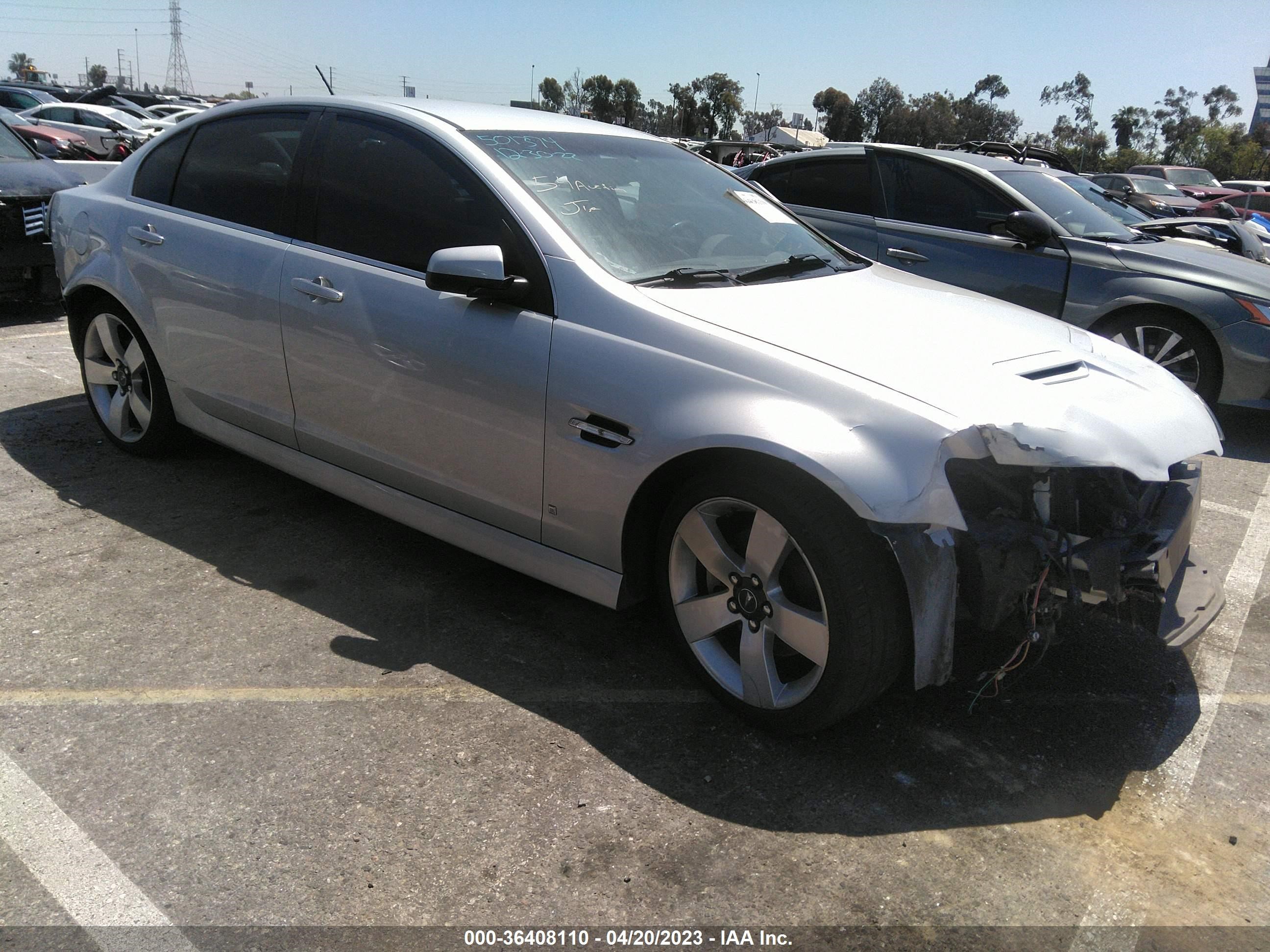 pontiac g8 2009 6g2ec57y49l240130