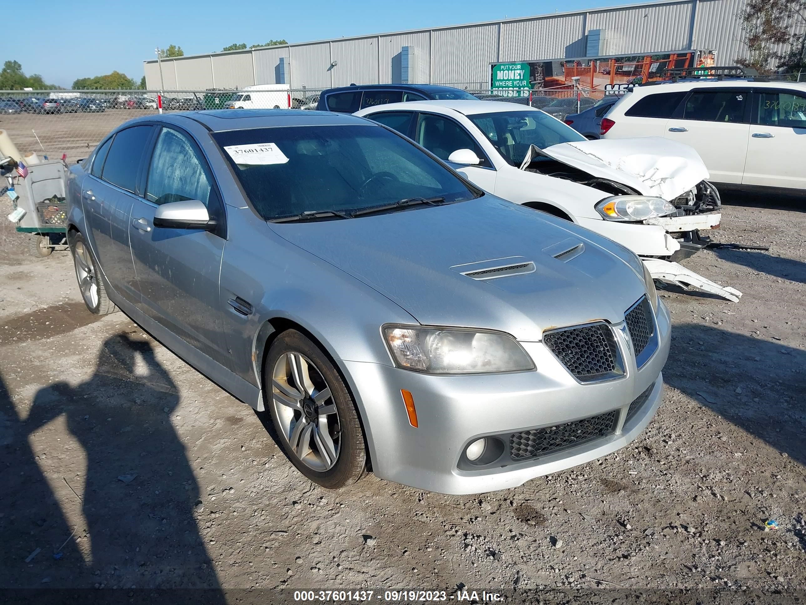 pontiac g8 2009 6g2er57719l203168