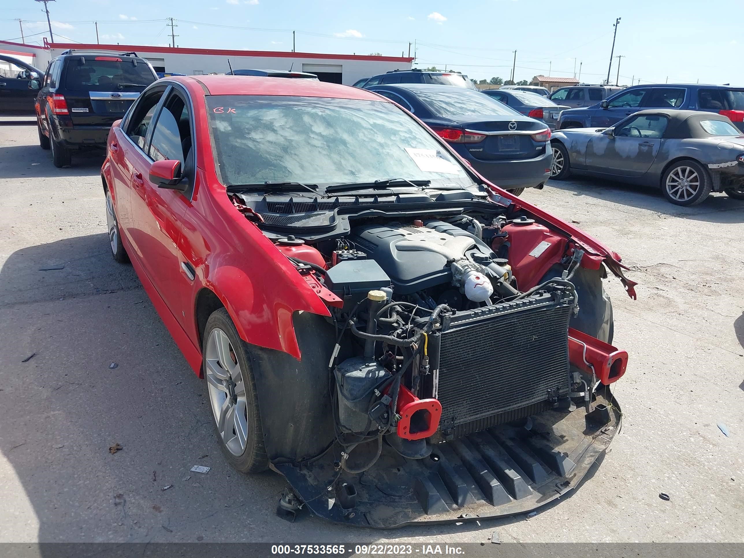 pontiac g8 2009 6g2er57729l158676