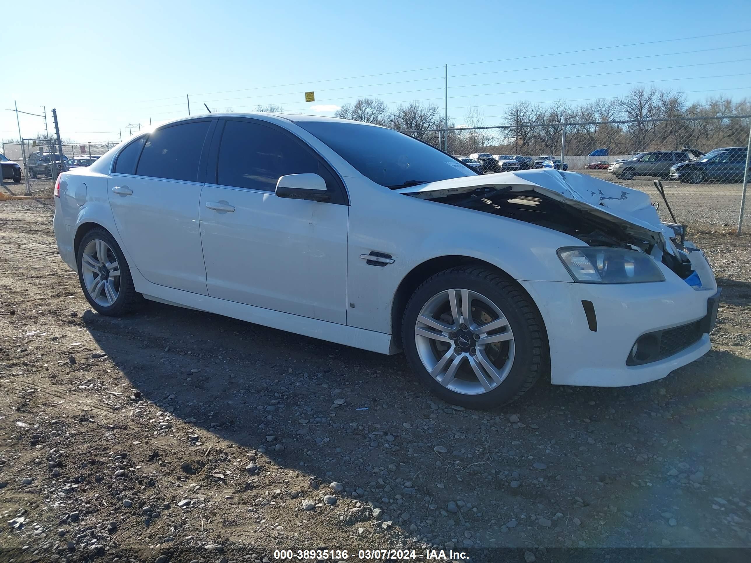 pontiac g8 2009 6g2er57759l225402