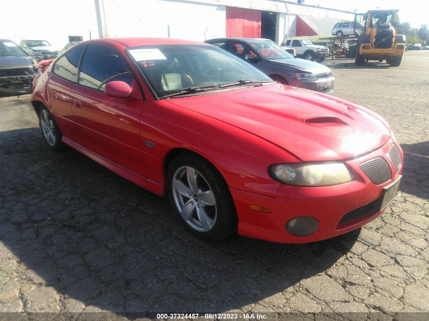 pontiac gto 2006 6g2vx12u06l500794