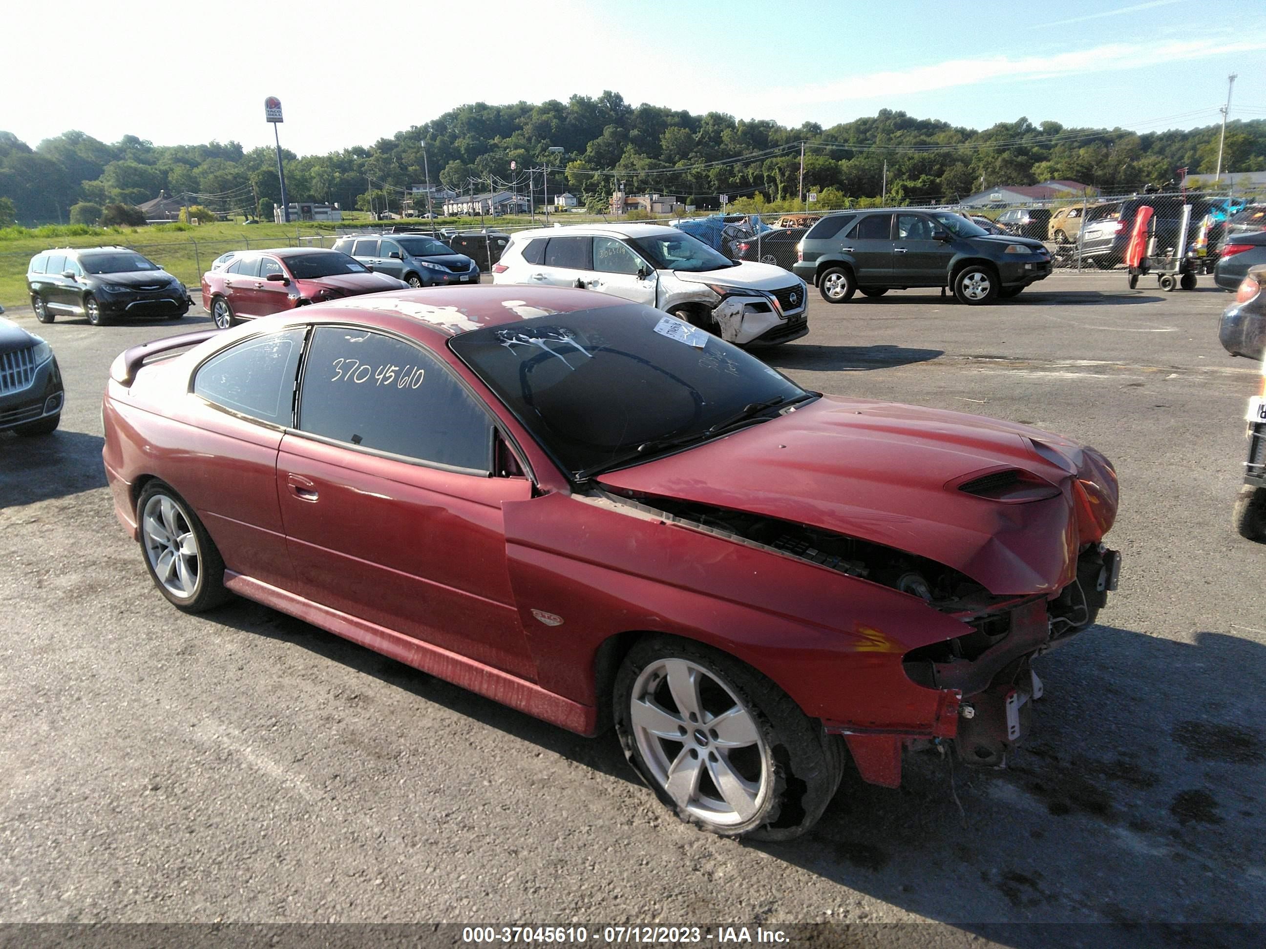 pontiac gto 2006 6g2vx12u26l816116