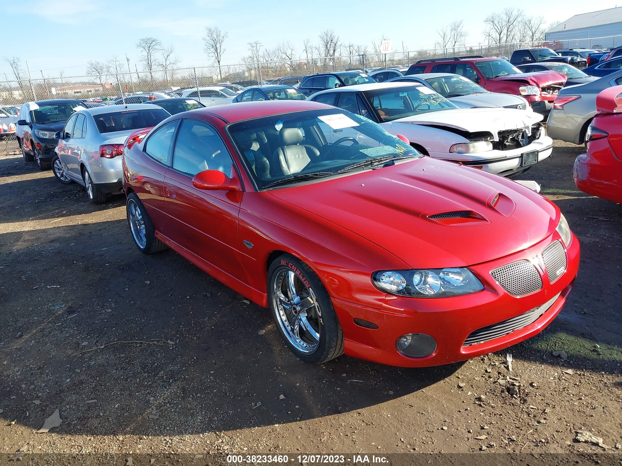 pontiac gto 2006 6g2vx12u46l517114