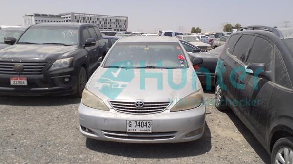 toyota camry 2003 6t1be32k43x416025