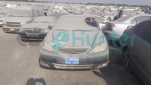 toyota camry 2004 6t1be33k94x428557