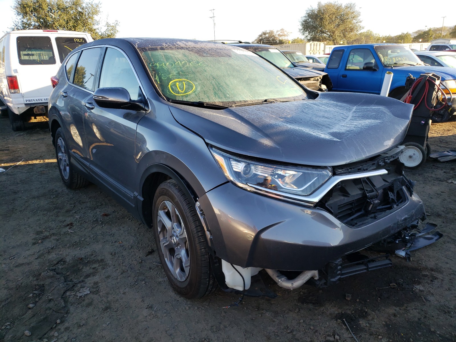 honda cr-v ex 2019 7farw1h51ke032010