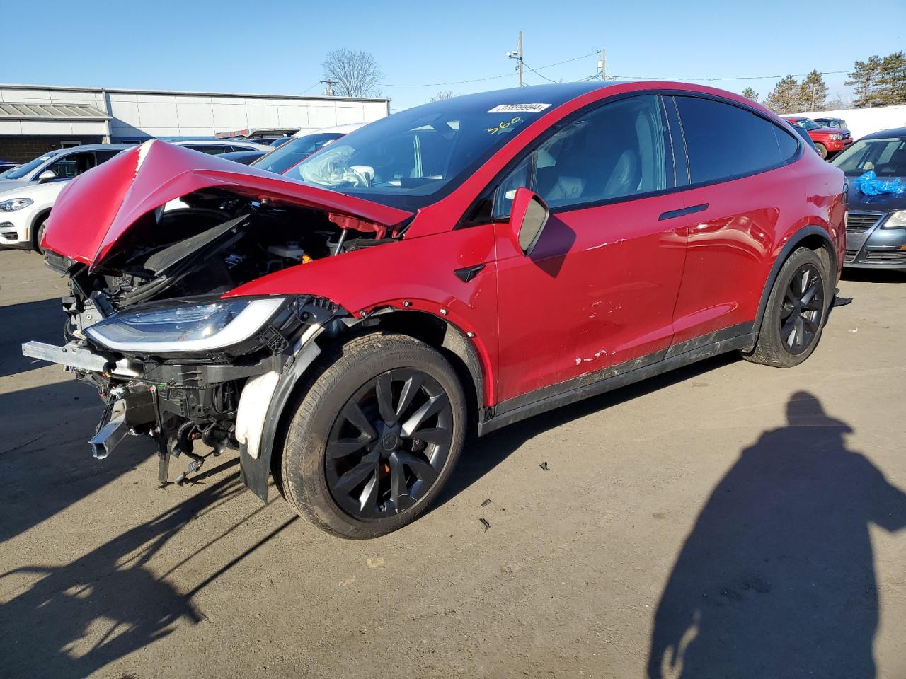 tesla model x 2022 7saxcae50nf357450