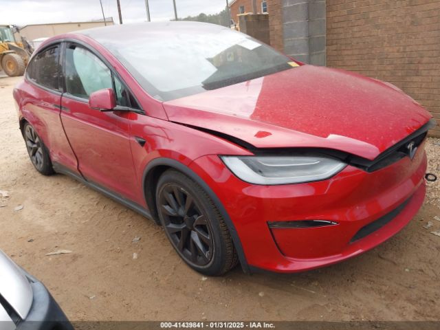 tesla model x 2022 7saxcae52nf341265