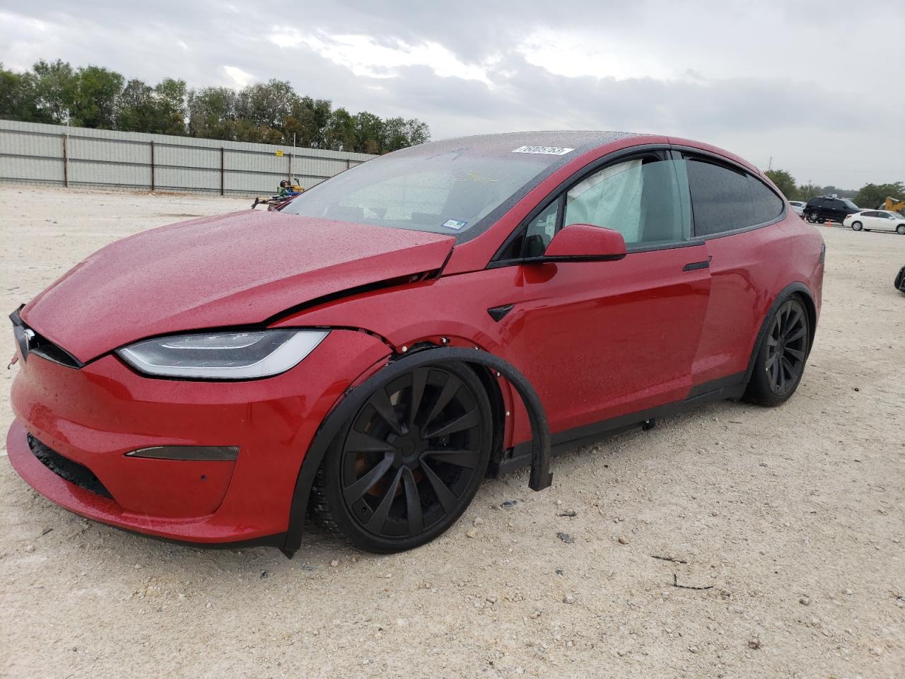 tesla model x 2022 7saxcae56nf359705