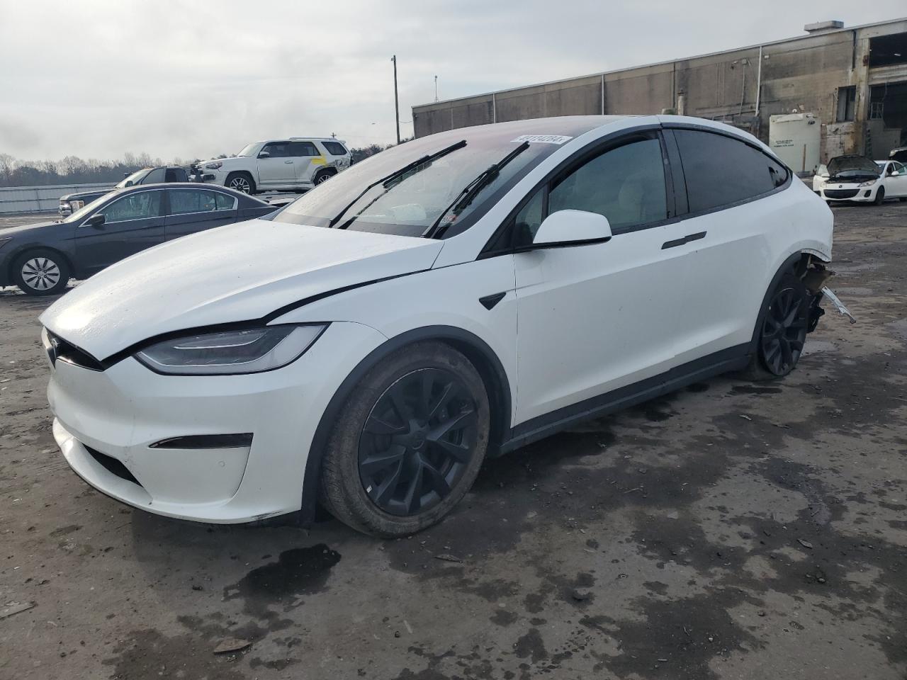 tesla model x 2022 7saxcae59nf358676