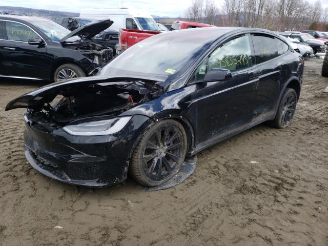 tesla model x 2022 7saxcbe60nf356426