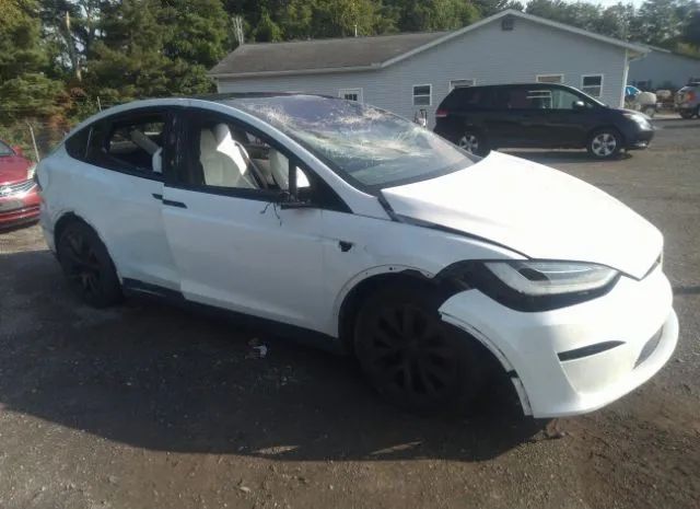 tesla model x 2022 7saxcbe6xnf332151