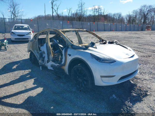 tesla model y 2023 7saygaee0pf591258