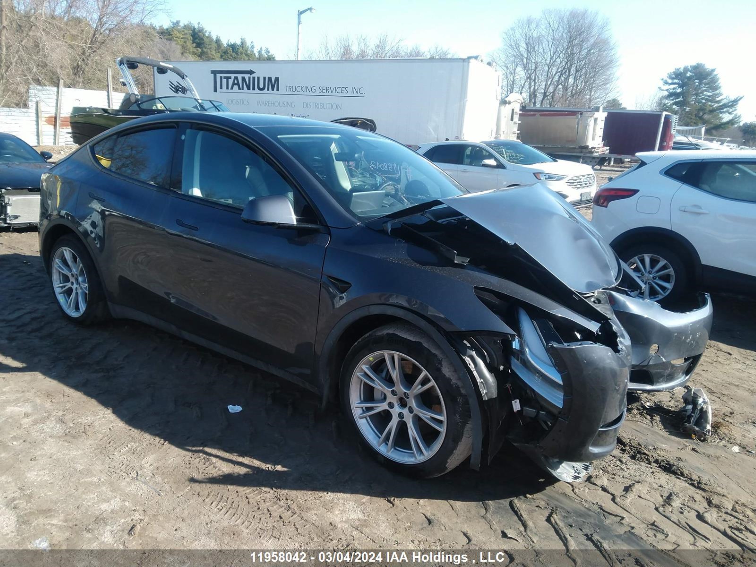 tesla model y 2023 7saygaee0pf607118