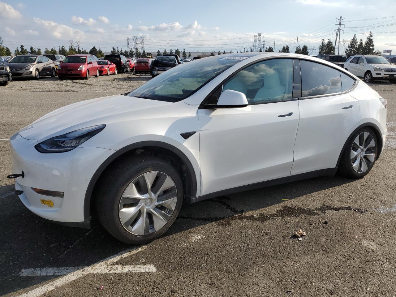 tesla model y 2022 7saygaee4nf404679