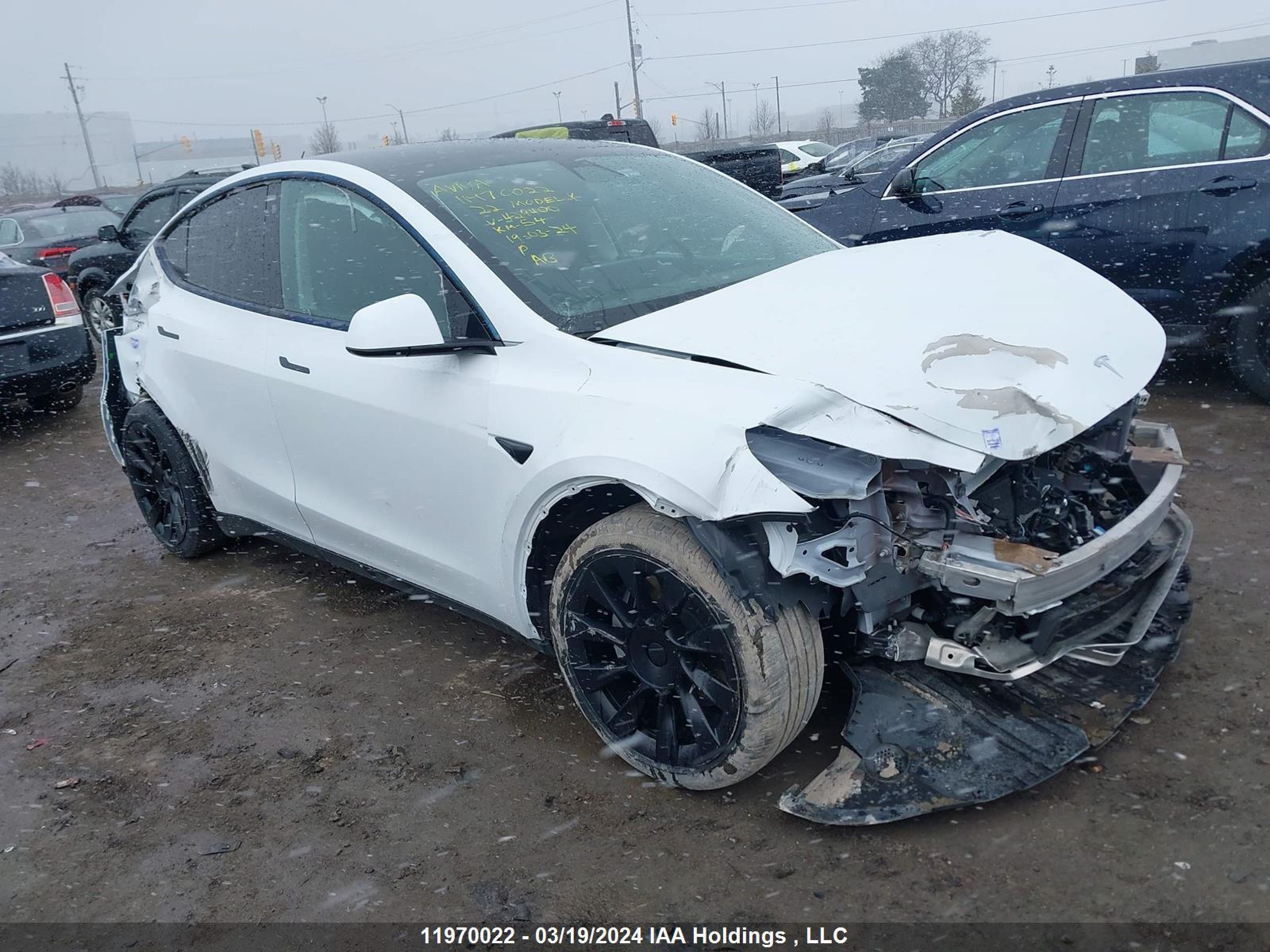 tesla model y 2022 7saygaee5nf429400