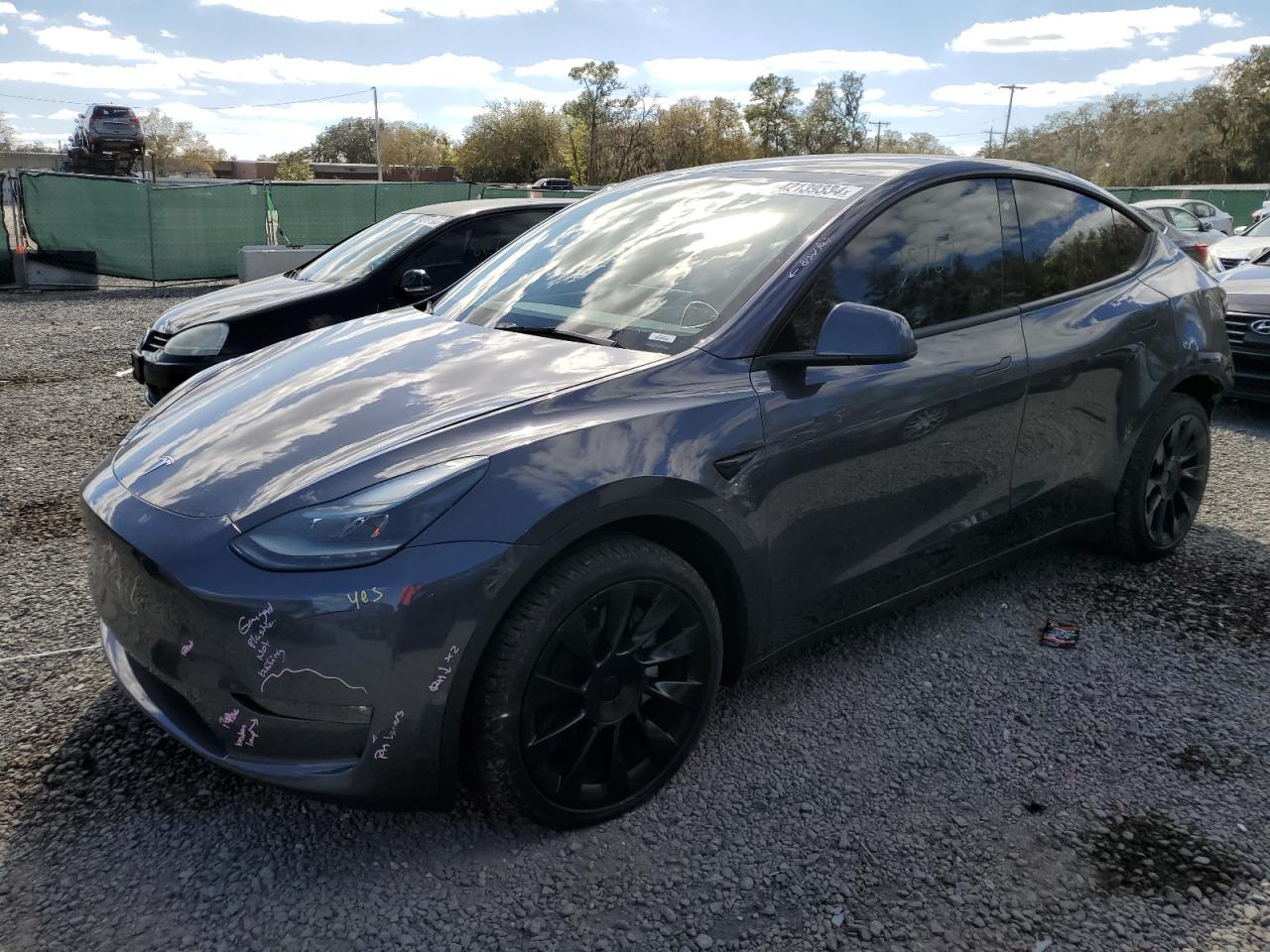 tesla model y 2023 7saygaee6pf619953