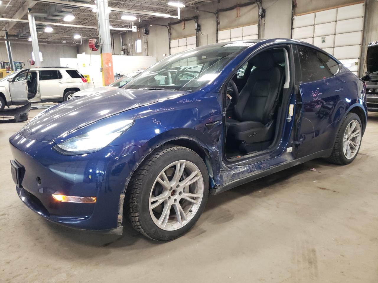 tesla model y 2022 7saygdee0na009915