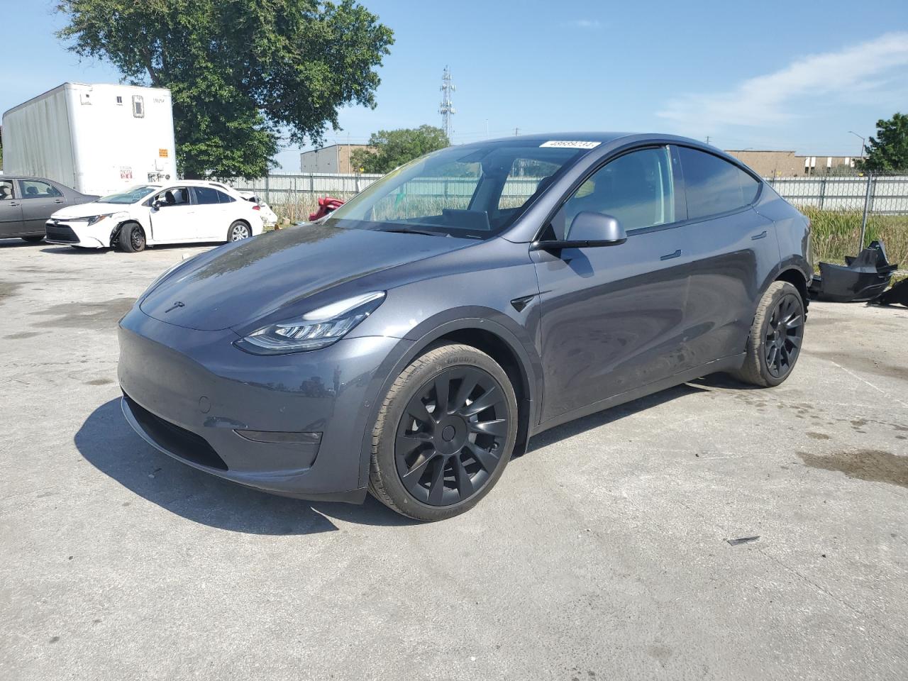 tesla model y 2022 7saygdee0nf307979