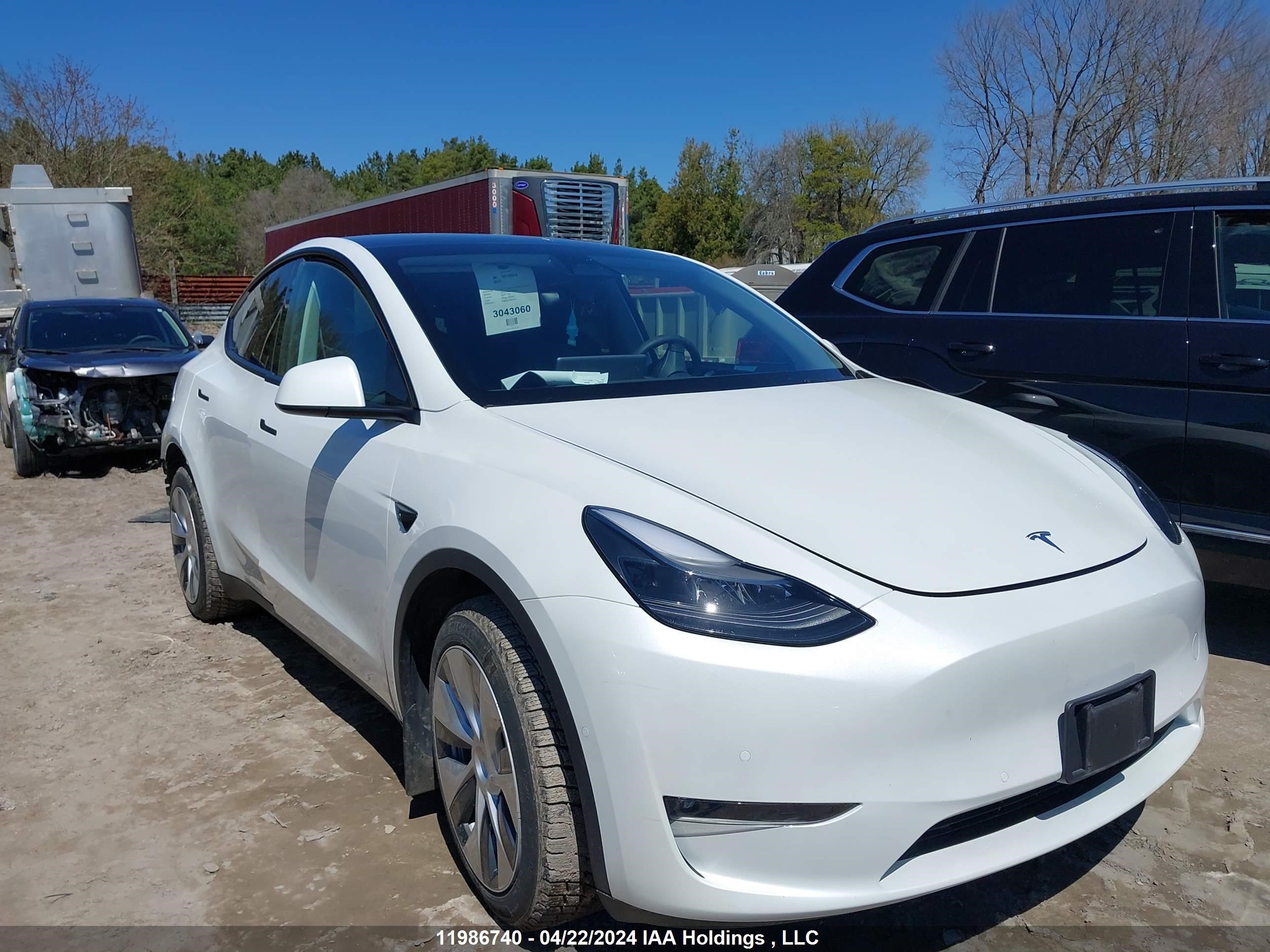 tesla model y 2022 7saygdee0nf565239