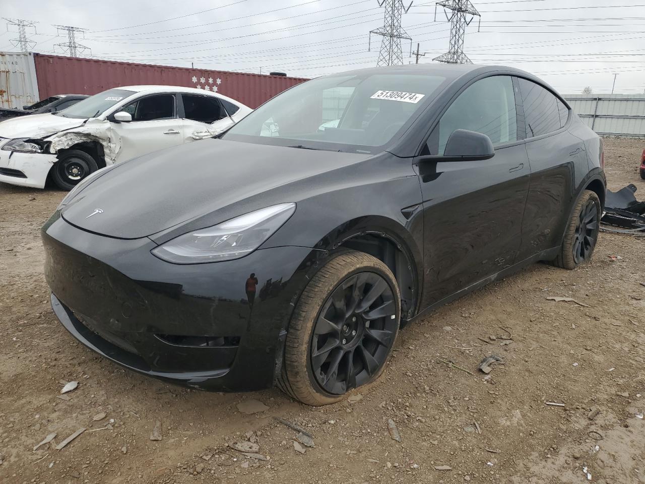 tesla model y 2023 7saygdee0pf696688