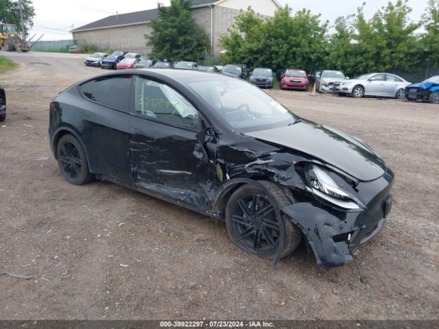 tesla model y 2022 7saygdee1nf314715