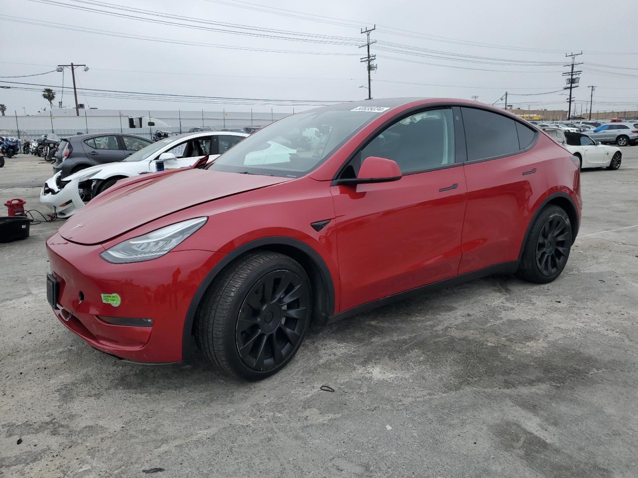 tesla model y 2021 7saygdee1nf350369