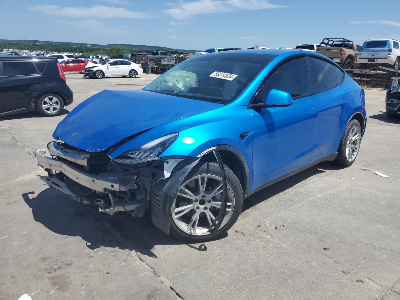 tesla model y 2022 7saygdee1nf514123