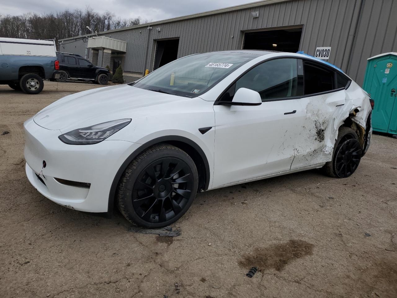 tesla model y 2023 7saygdee1pa061041