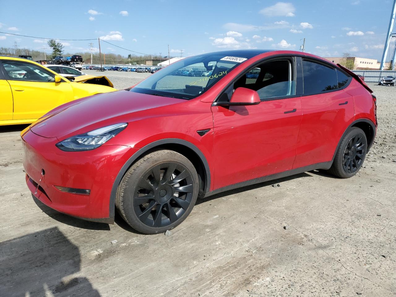 tesla model y 2022 7saygdee2nf435107