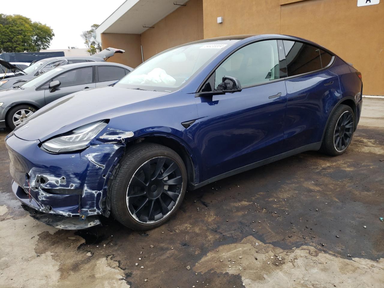 tesla model y 2022 7saygdee2nf496232