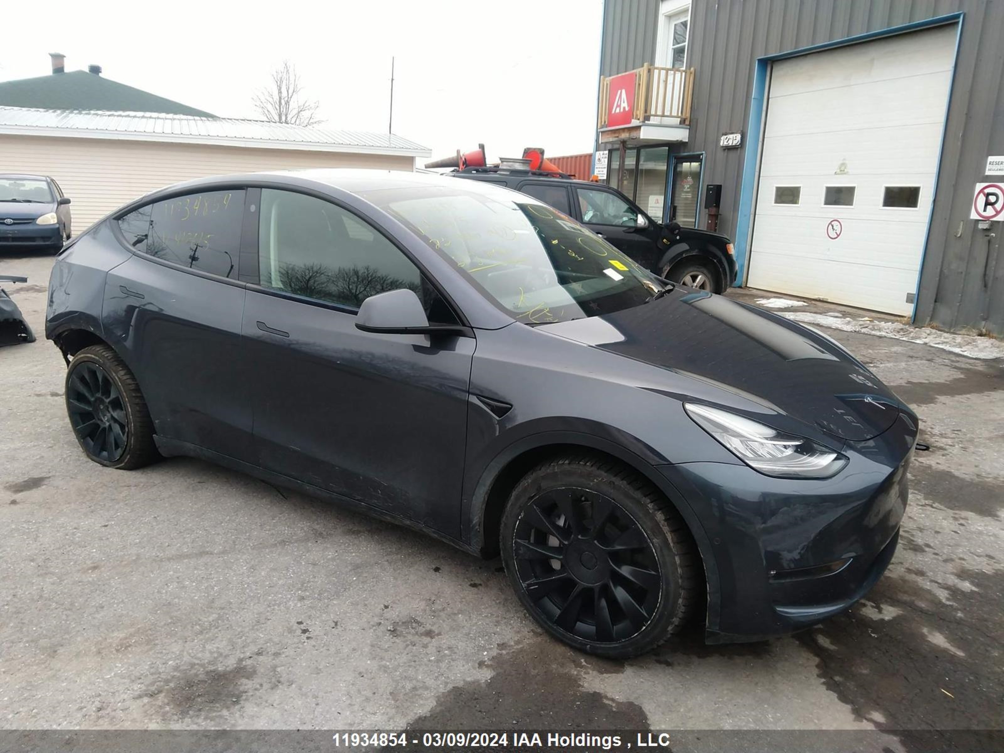 tesla model y 2022 7saygdee5nf412615