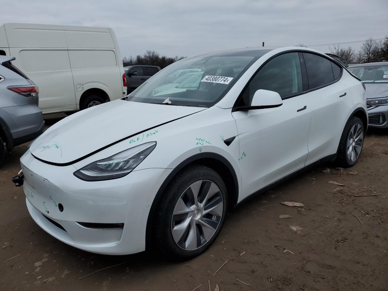 tesla model y 2022 7saygdee6nf319831