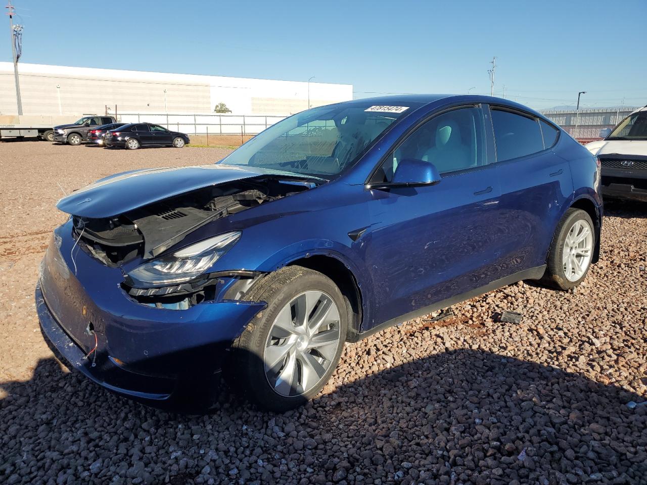 tesla model y 2022 7saygdee6nf340386