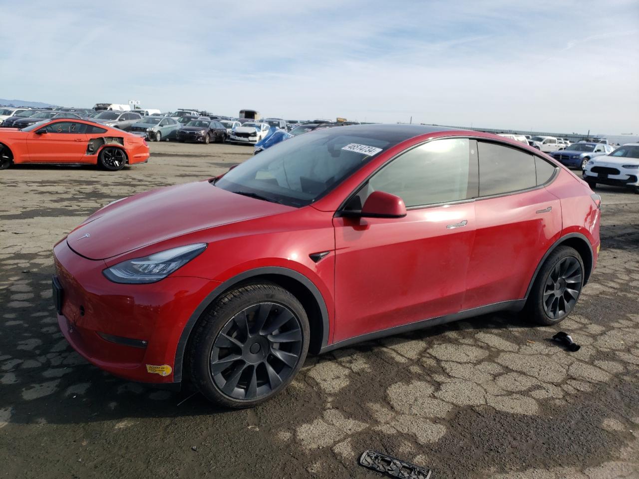 tesla model y 2022 7saygdee6nf345538