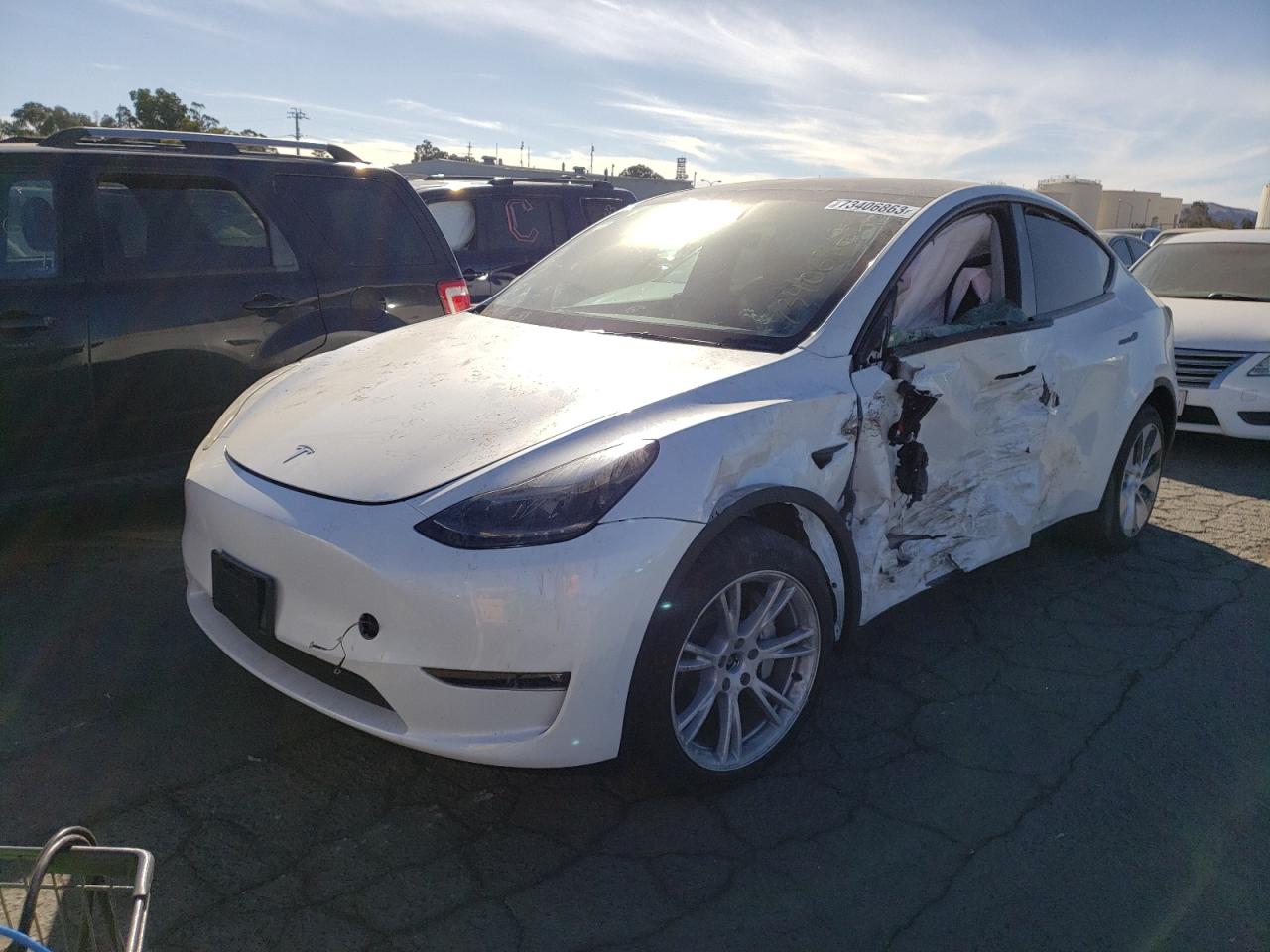 tesla model y 2023 7saygdee6pf744503