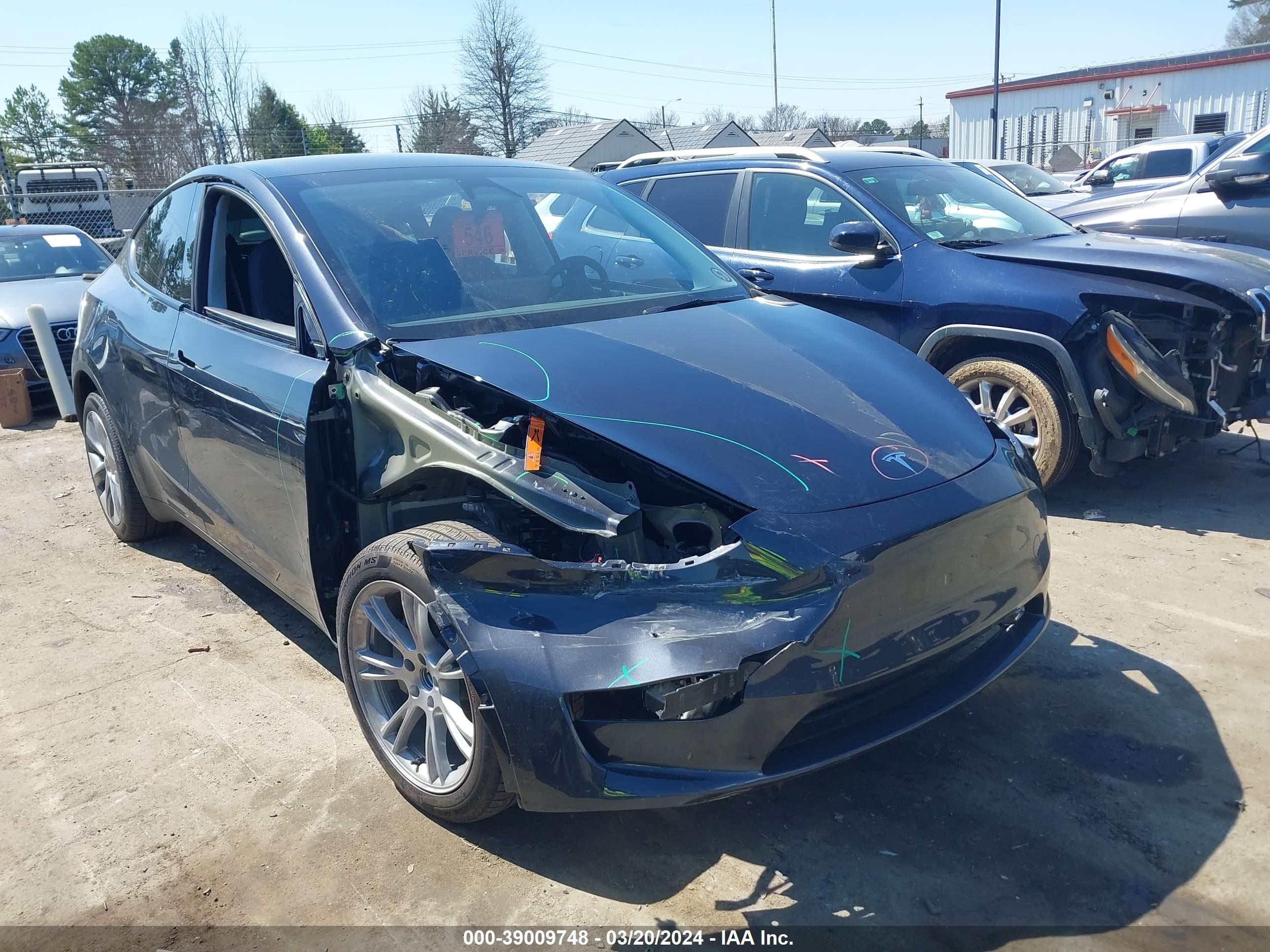 tesla model y 2024 7saygdee6ra233437