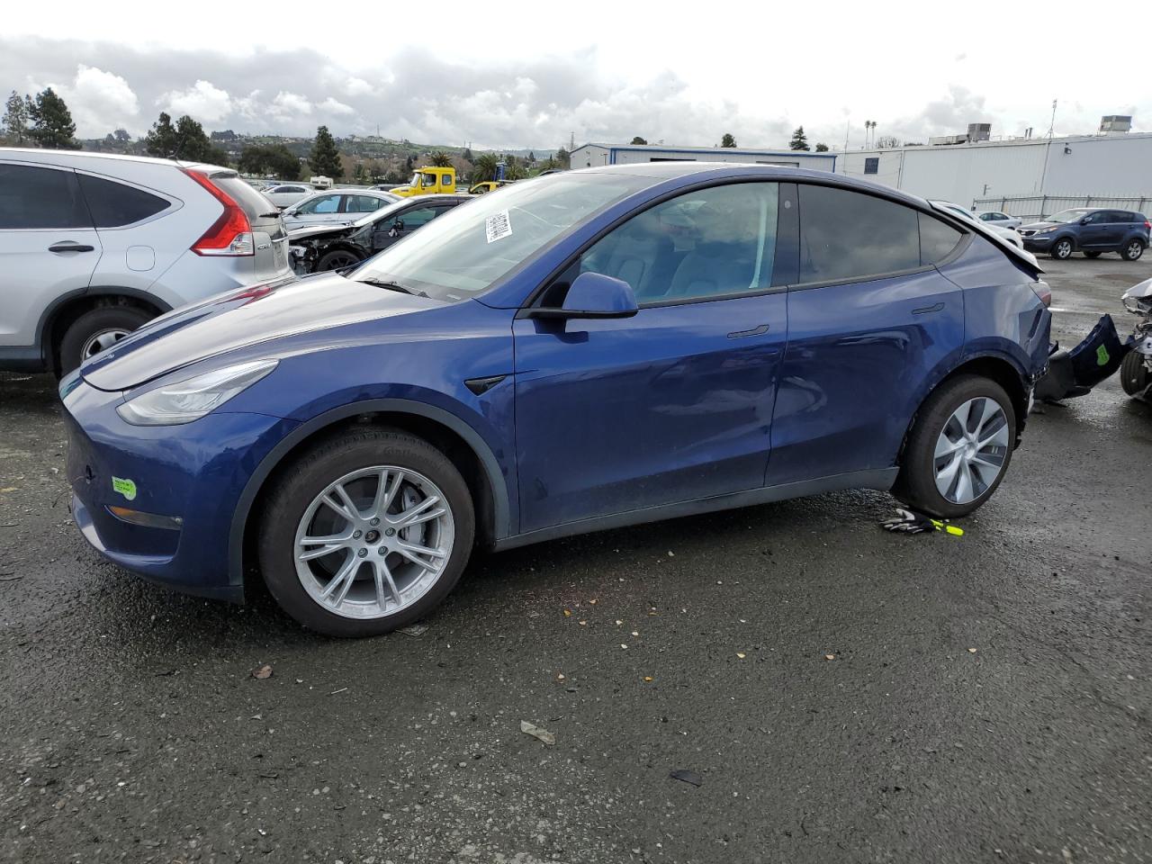 tesla model y 2022 7saygdee8nf576490