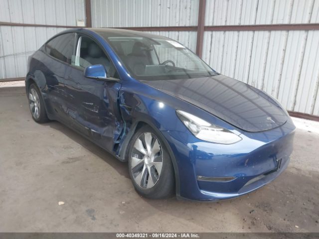 tesla model y 2022 7saygdee9nf344982