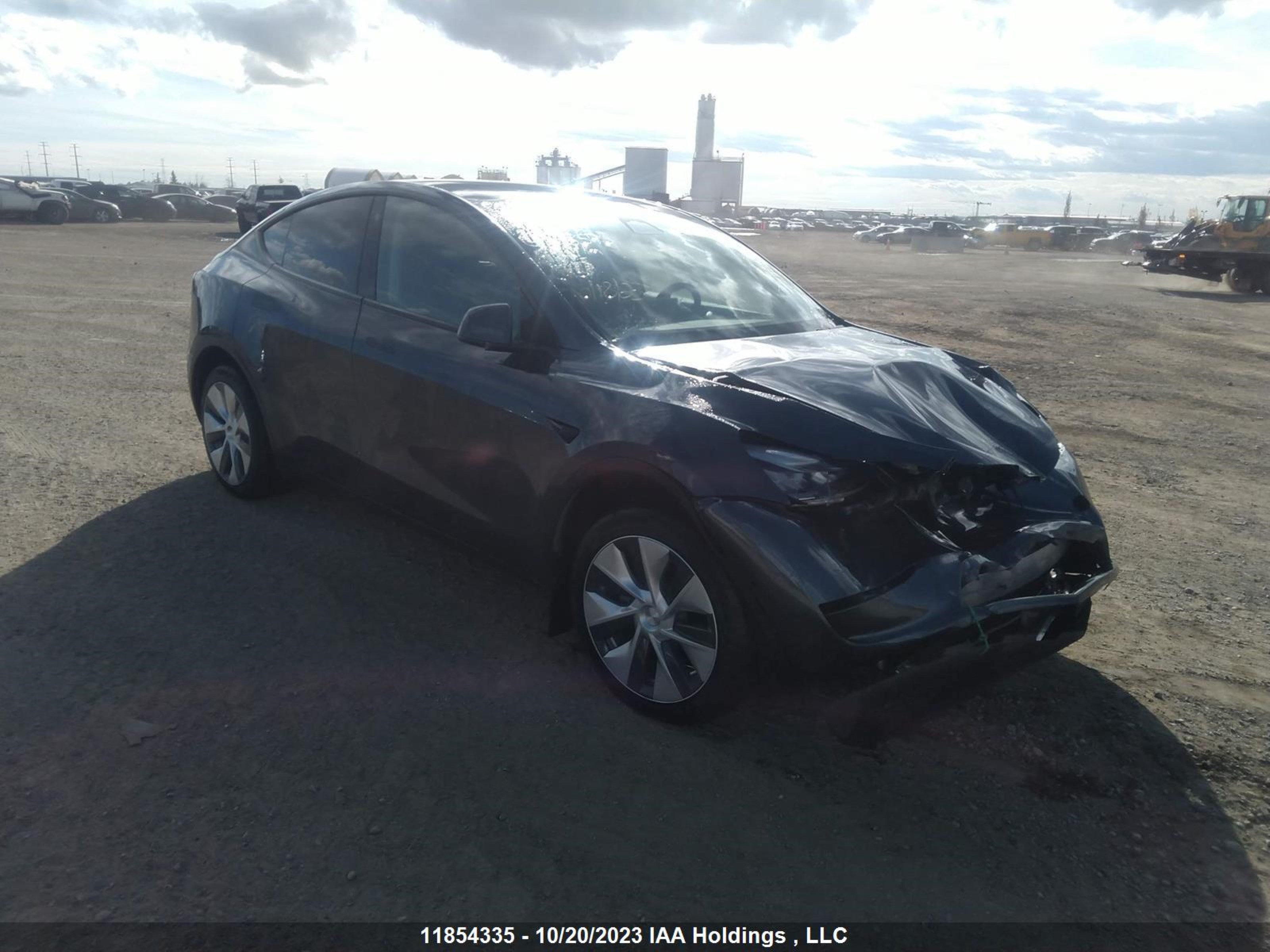 tesla model y 2022 7saygdee9nf573596