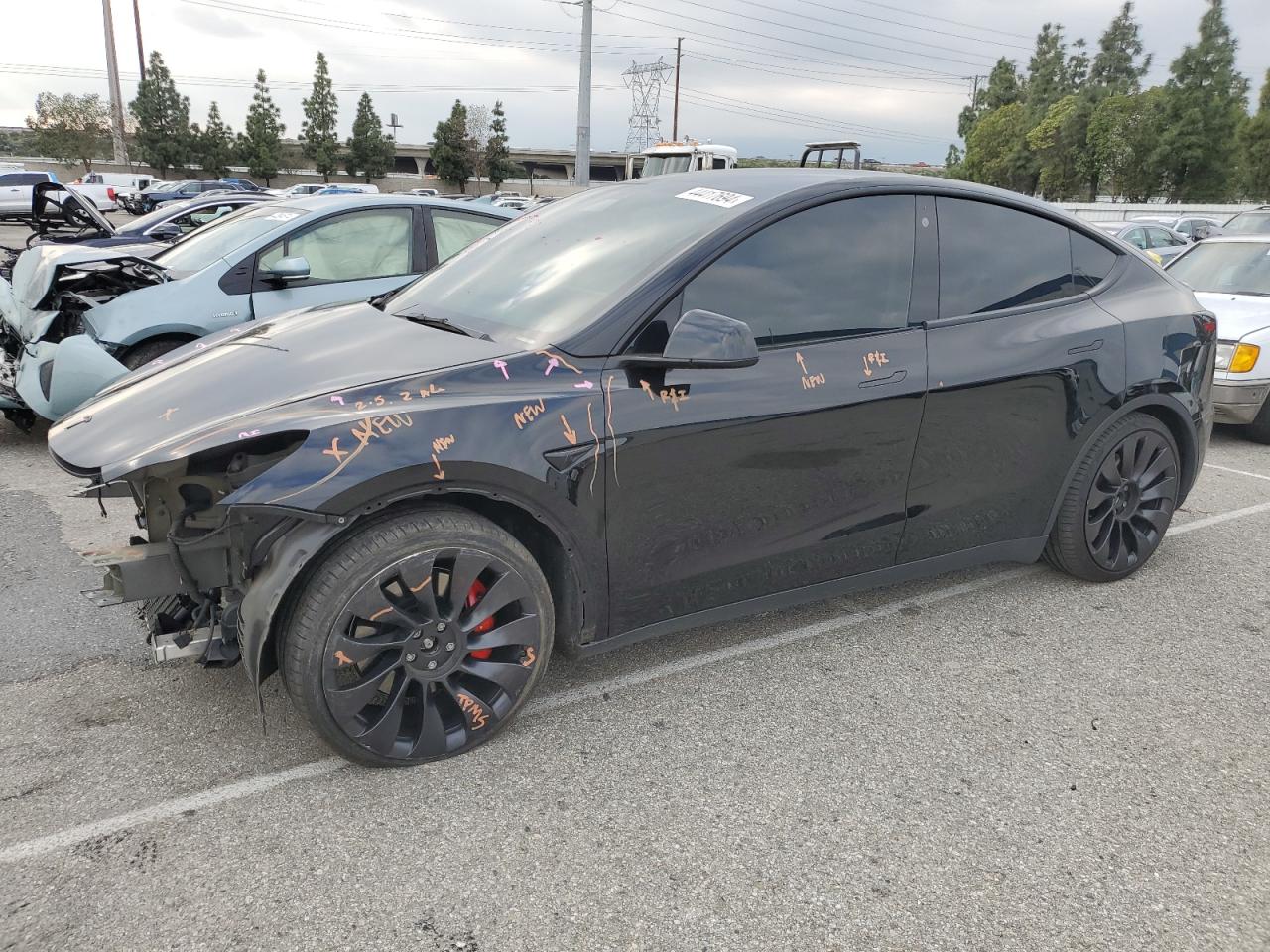 tesla model y 2022 7saygdef0nf404379