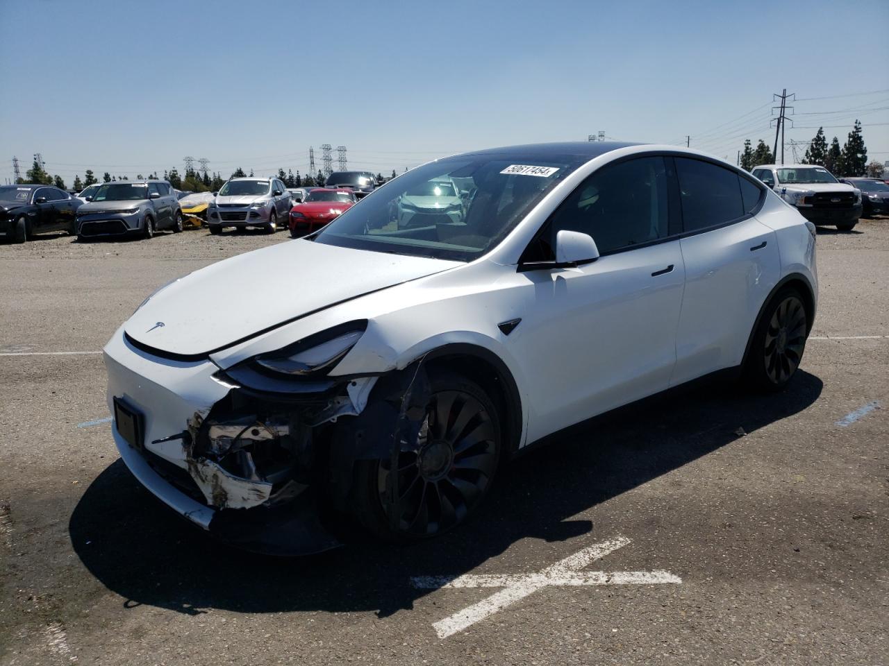 tesla model y 2022 7saygdef1nf508511