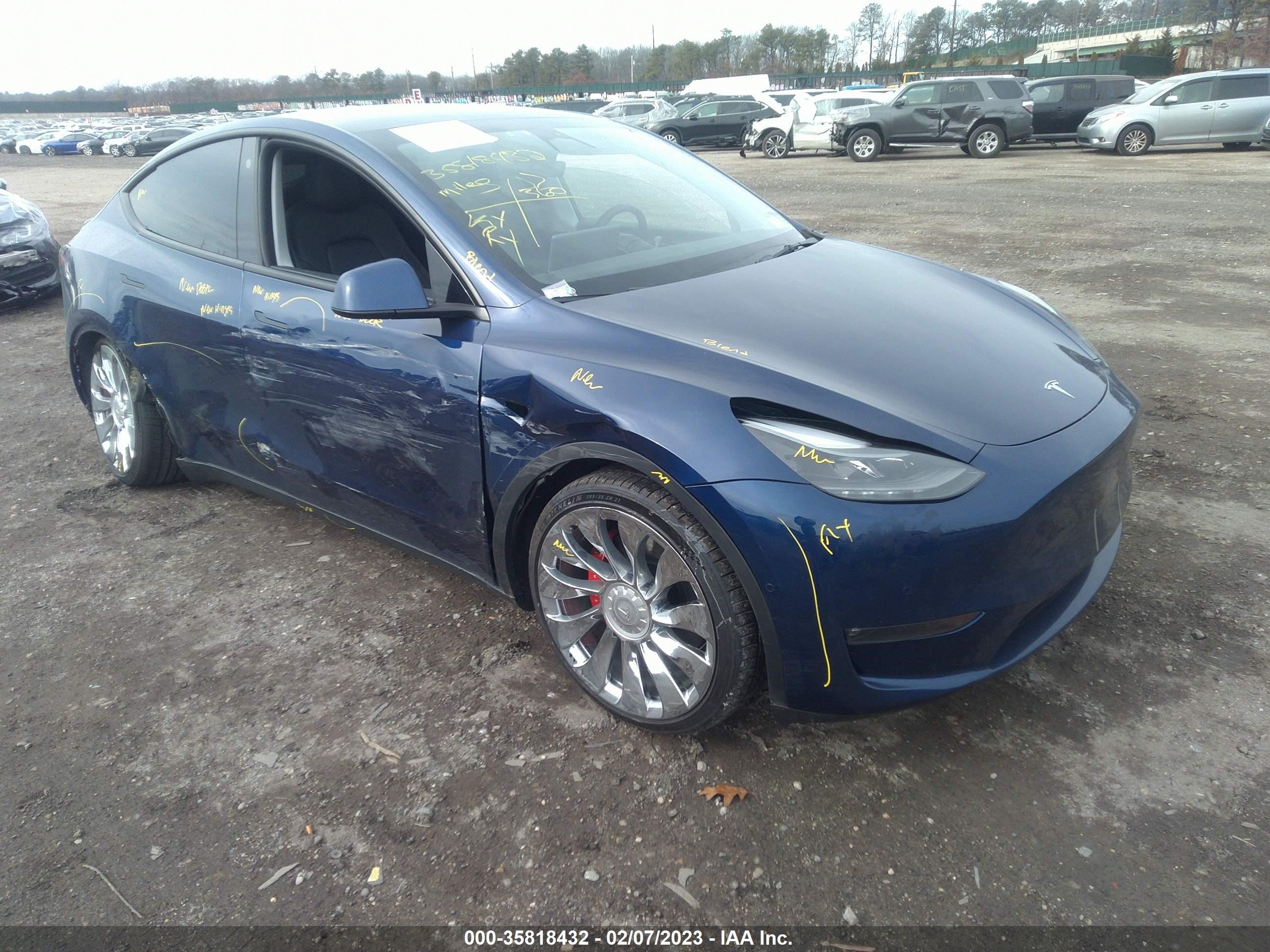 tesla model y 2022 7saygdef6nf522033